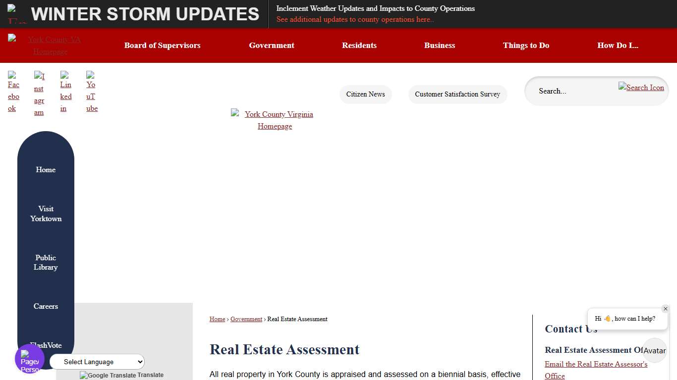 Real Estate Assessment York County, VA